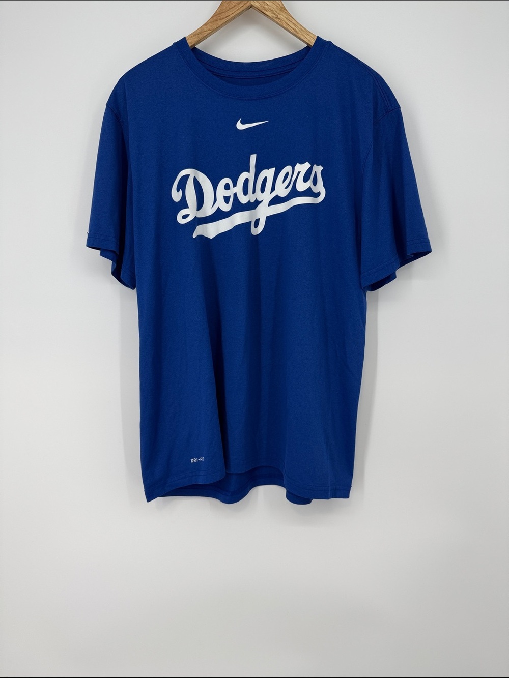 Nike Royal Blue Dodgers Script Tee